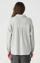 Load image into Gallery viewer, Dex Light Grey Heather Thermal Knit Button Front Jacket with Pockets
