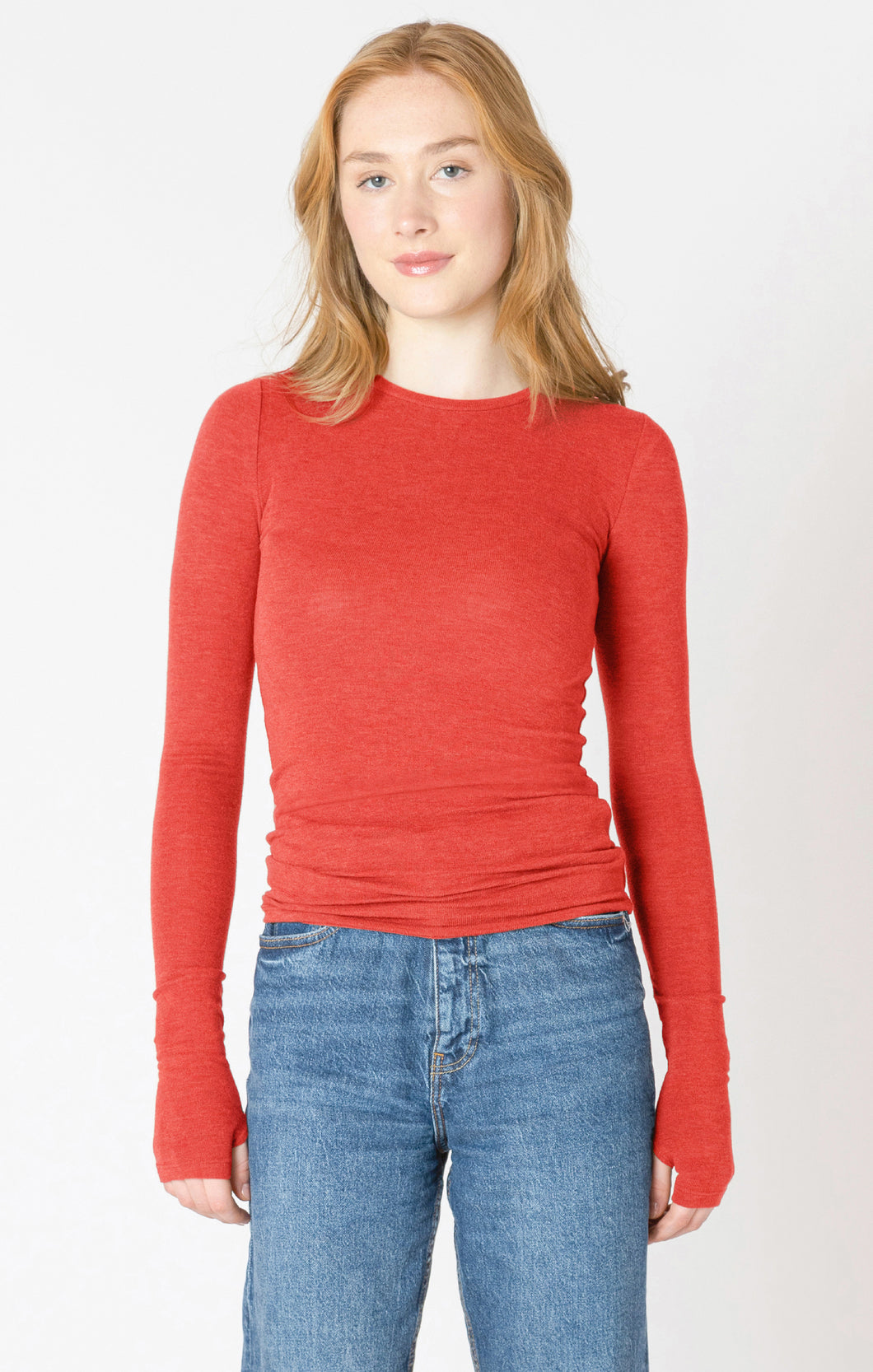 Dex Brushed Crewneck Long Sleeve Tee