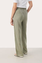 Load image into Gallery viewer, Part Two Eniola Vetiver Linen Trousers
