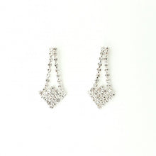 Load image into Gallery viewer, Fashion Jewellery Silver &amp; Clear Crystal Earring &amp; Necklace Set
