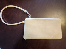 Load image into Gallery viewer, B.lush Wristlet Purse in Mint, Black &amp; Pale Yellow
