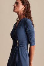 Load image into Gallery viewer, Joseph Ribkoff Signature Dress in Mineral Blue or Rose
