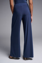 Load image into Gallery viewer, Joseph Ribkoff Pull-On Wide Leg Pants in Black, Midnight Blue, Mineral Blue

