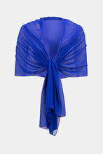 Load image into Gallery viewer, Joseph Ribkoff Chiffon Wrap in Royal Sapphire, Rose or Mineral Blue
