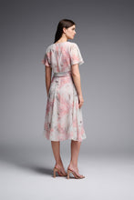 Load image into Gallery viewer, Joseph Ribkoff Mint Multi Short Sleeve Print Wrap Dress
