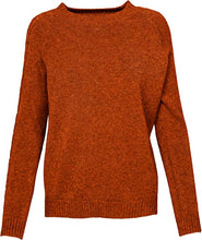Load image into Gallery viewer, Bolide Rust Long Sleeve Crew Neck Knit Pullover Sweater
