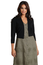 Load image into Gallery viewer, Carre Noir 3/4 Sleeve Bolero in Varied Colours
