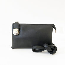 Load image into Gallery viewer, Caracol Triplet Crossbody Pebbled Faux Leather Purse in a Variety of Colours
