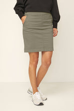 Load image into Gallery viewer, Part Two Vetiver Green Casual Fit Skirt
