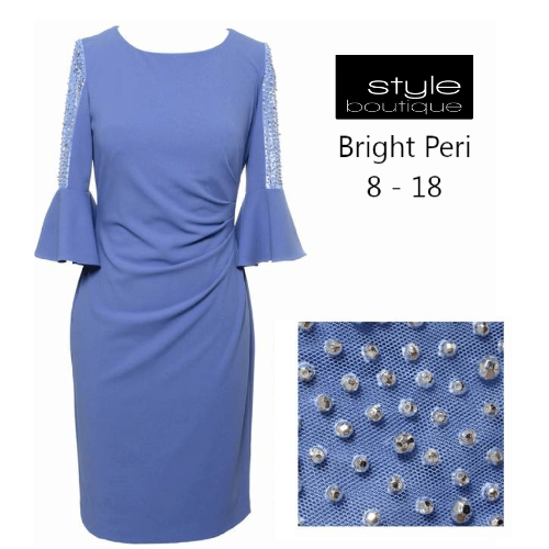 Alex Evenings Bell Sleeve Ruched Waist Dress – Style Boutique