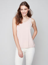 Load image into Gallery viewer, Charlie B Reversible Stretch Bamboo Cami with Front Scoop Neck &amp; Back V-Neck
