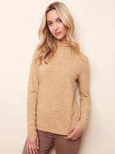 Load image into Gallery viewer, Charlie B Ginger Long Sleeve Funnel Neck Knit Top
