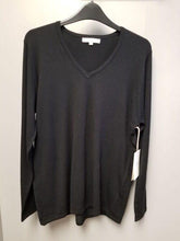 Load image into Gallery viewer, DKR &amp; Co Long Sleeve Fine Gauge V-Neck Sweater
