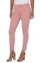 Load image into Gallery viewer, Liverpool Rose Blush Abby Ankle Skinny Jean with Cut Hem
