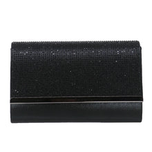 Load image into Gallery viewer, Taxi Sparkle Front Clutch Black, Silver or Navy
