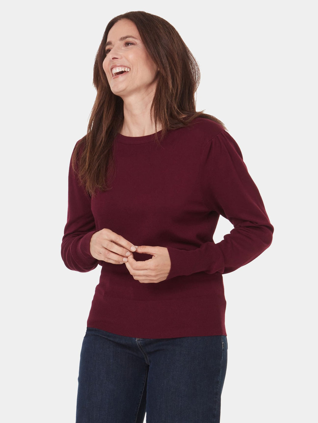 Lois Jane Long Sleeve Crew Neck Sweater Pullover