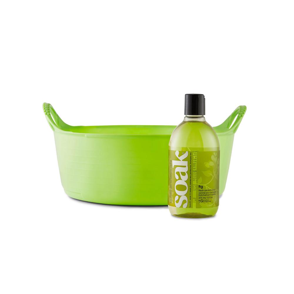 Small Soak 5L Basin in Green